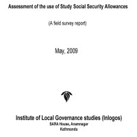 Assessment of the Use of Study of Social Security Allowances